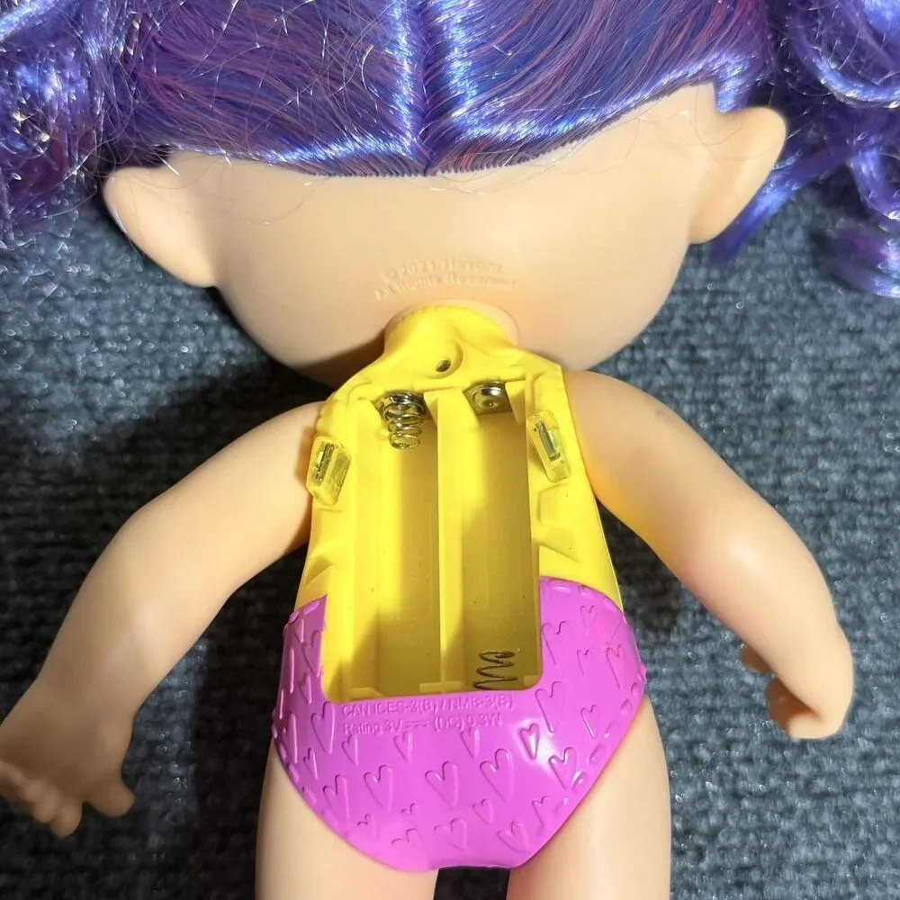 Hasbro Baby Alive Fairy Doll Purple Hair Wings 9 Inch Interactive Toy 2021